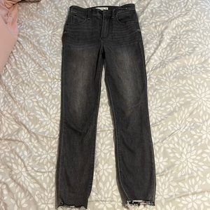 The Super skinny ankle high rise jeans